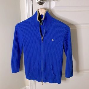 Ralph Lauren Sweater Women’s Cardigan w/ Zipper Royal Blue size M